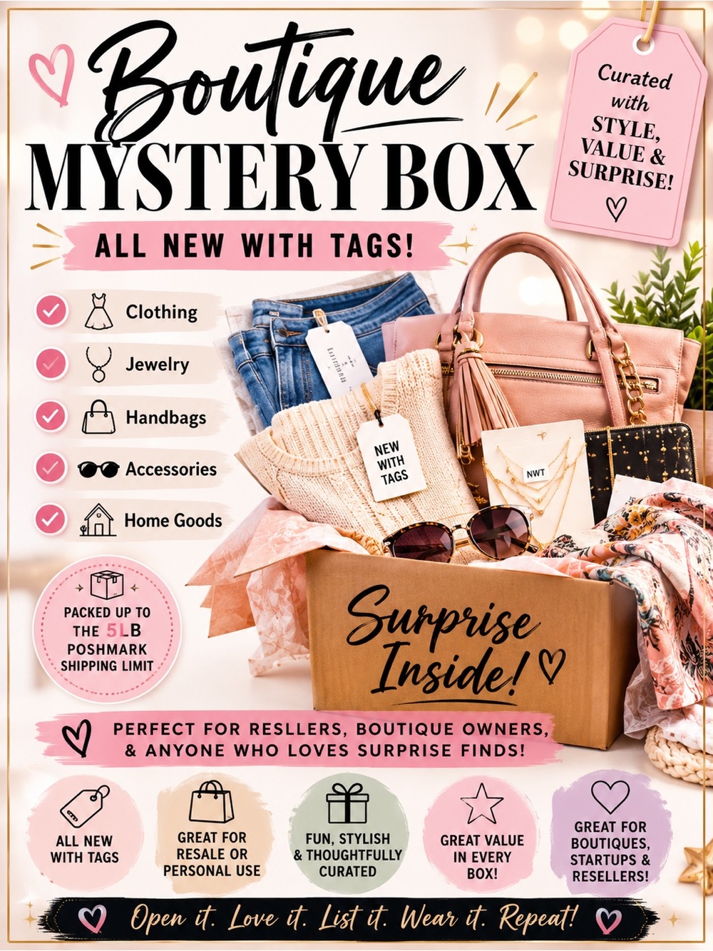 All New with Tags Boutique Starter Mystery Box
